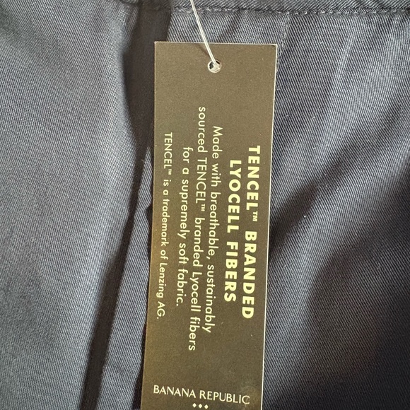 Banana Republic Dark Blue Wide Leg Trouser Pants - Picture 3 of 6